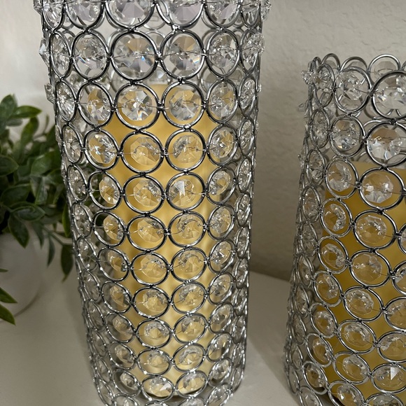 Battery Operated Crystal Candle Holders - Picture 3 of 7